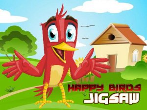 Happy Birds Jigsaw Puzzle Game