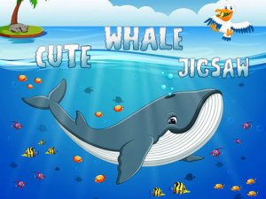 Cute Whale Jigsaw Puzzle Game