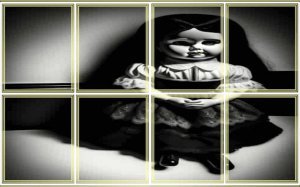 Chucky Doll Photo Image Scramble Puzzle Game