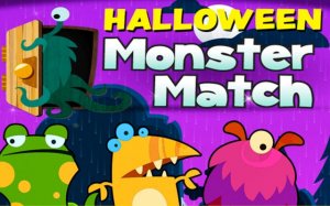 Halloween Monsters Match: Memory Card Puzzle Game