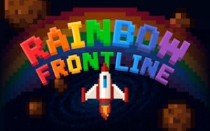 Rainbow Galaxy Pixel Defender