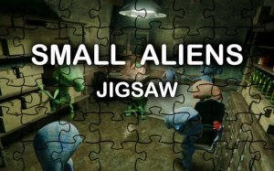 Small Aliens Jigsaw Puzzle Game