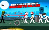 Stickman Maverick: Bad Boys challenger - Action precision fighter